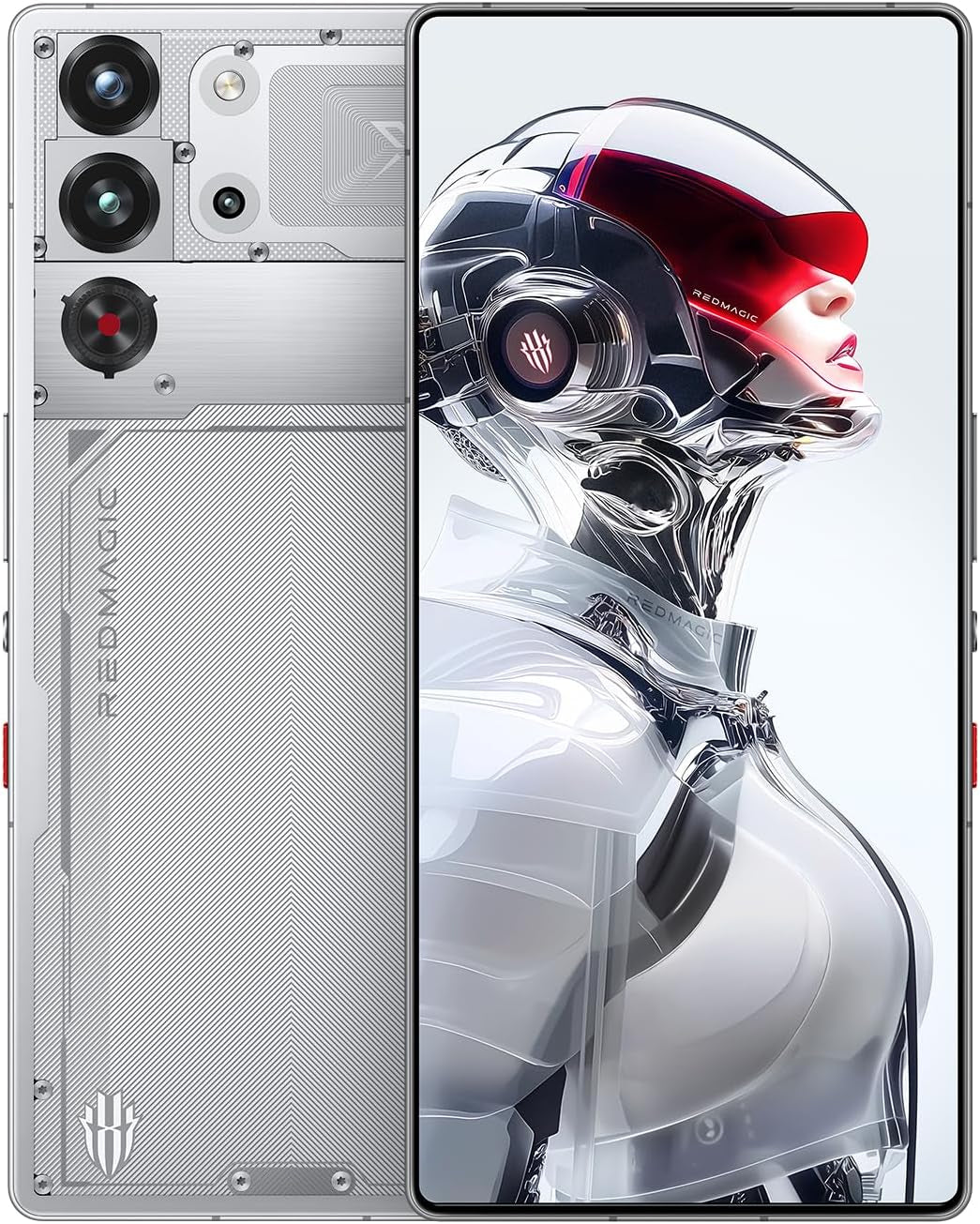 10S Pro Smartphone 5G, 144Hz Gaming Phone, 6.85" 1.5K AMOLED, under Display Camera, Android Phone, 16+512GB, Dual-Sim, Unlocked Phone Silver