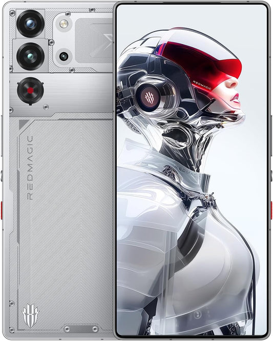 10S Pro Smartphone 5G, 144Hz Gaming Phone, 6.85" 1.5K AMOLED, under Display Camera, Android Phone, 16+512GB, Dual-Sim, Unlocked Phone Silver